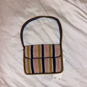 Mini beaded anthropology bag